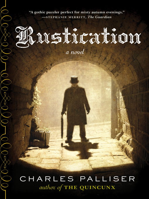 Title details for Rustication by Charles Palliser - Wait list